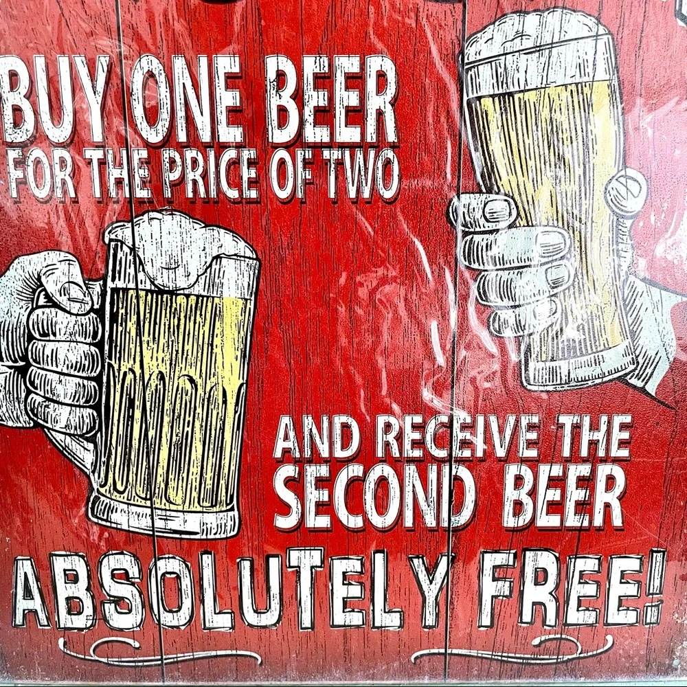 NEW Today’s Beer Special Metal Sign